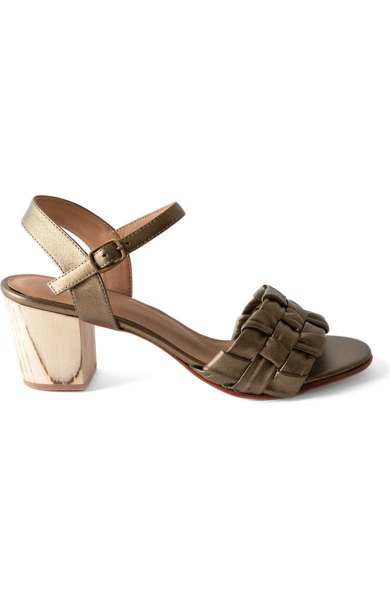 Fortress Lilah Heeled Woven Sandal, Alternate, color,