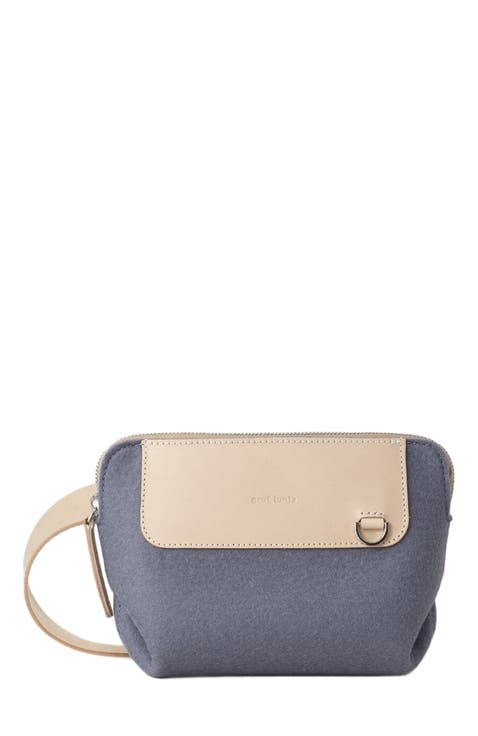 Between the Mountains Blue Crossbody Bags