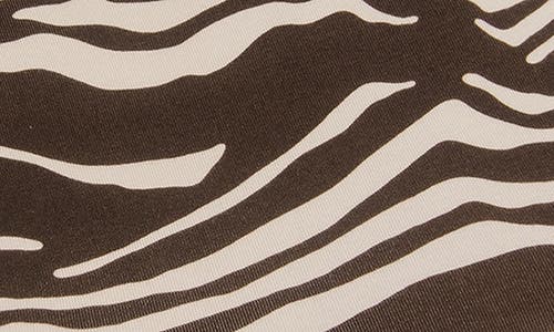 Reformation Dusk Stretch Knit Top In Animal Print