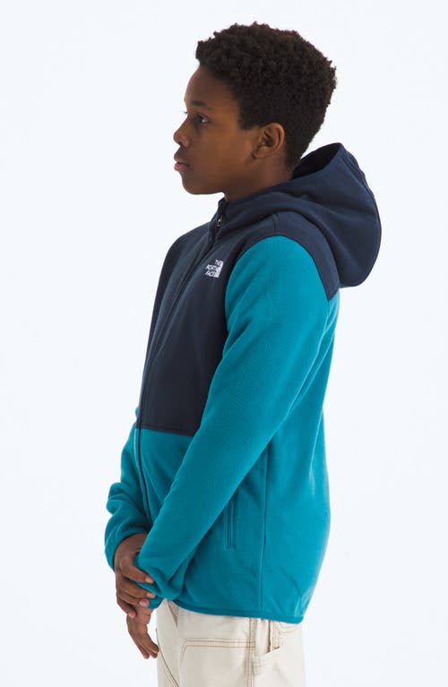 The North Face Kids' Glacier Polar Fleece Zip-up Hoodie In Blue