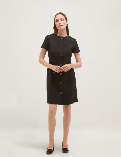 Elowen Button-Front Dress