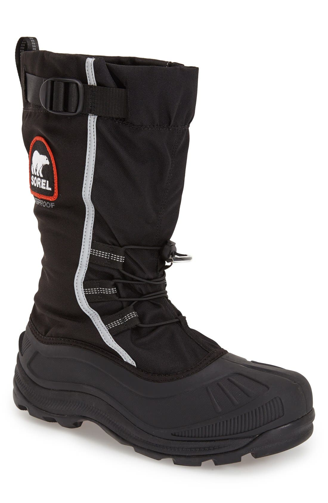 SOREL <sup>™</sup>Sorel 'Alpha PAC<sup>™</sup> XT' Waterproof Insulated Snow Boot, Main, color, 