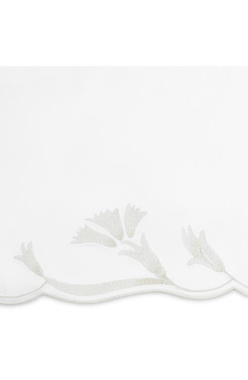 Matouk Marcella Egyptian Cotton Pillow Sham In White