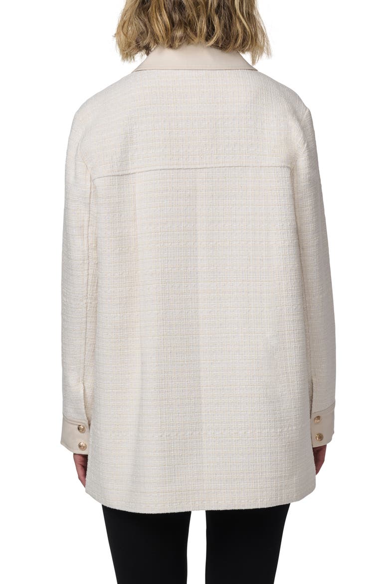Tweed Shirt Jacket, Alternate, color, BONE COMBO