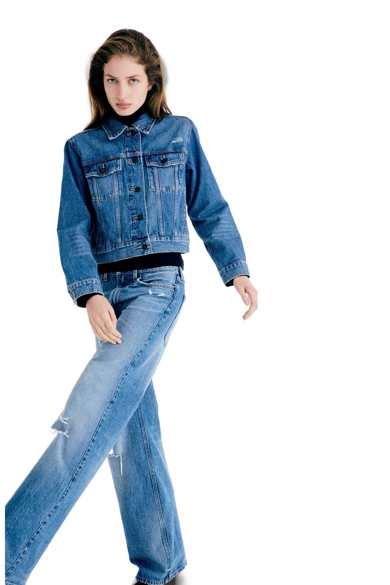Ava Ultra High Rise Wide Leg Jeans, Alternate, color, Denim blue