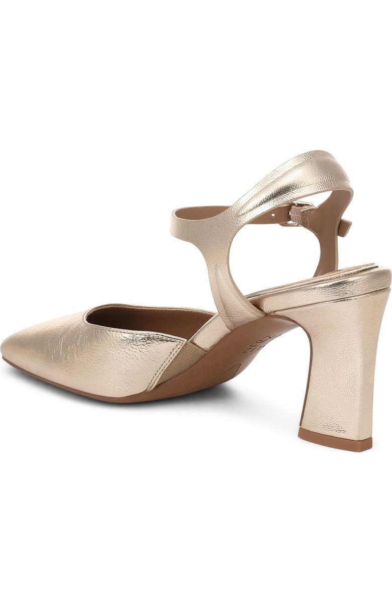 Naturalizer Frankie Ankle Strap Pump, Alternate, color, Light Champagne