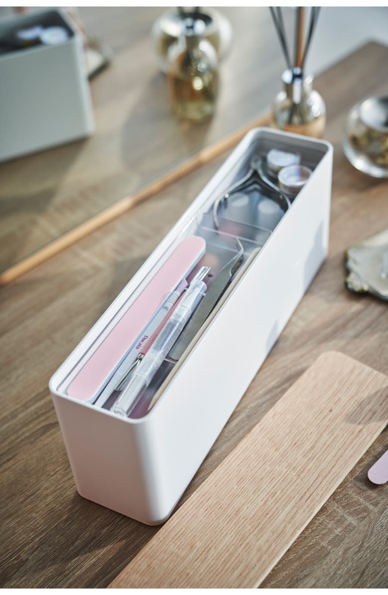 Yamazaki Nail Polish Organizer, Alternate, color, White