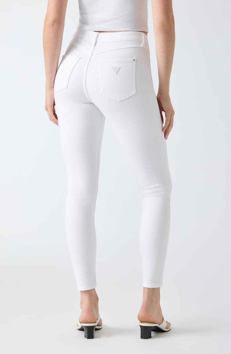 GUESS 1981 High Waist Skinny Jeans, Alternate, color, White