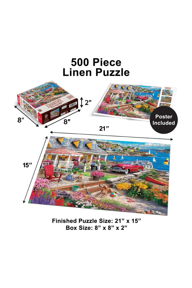 Timeless Summer 500 Piece Jigsaw Puzzle, Alternate, color, Multicolor