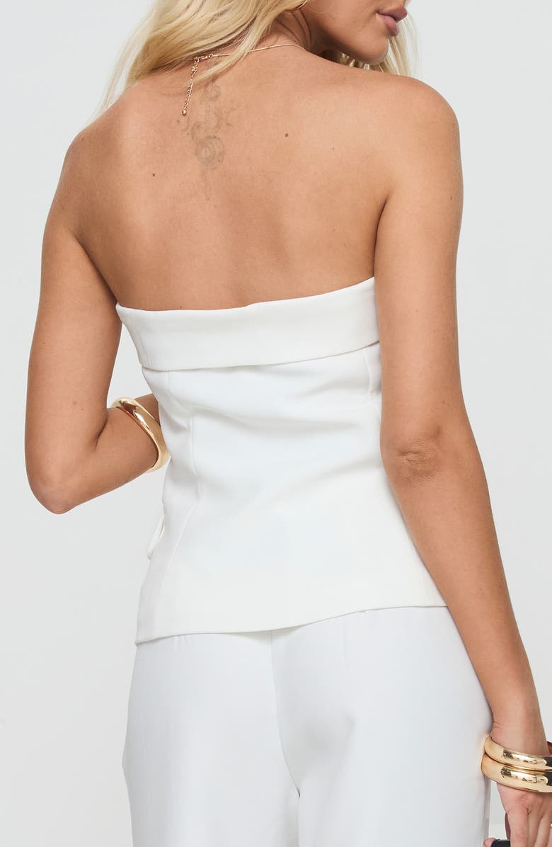 Princess Polly Change It Up Strapless Top, Alternate, color, White