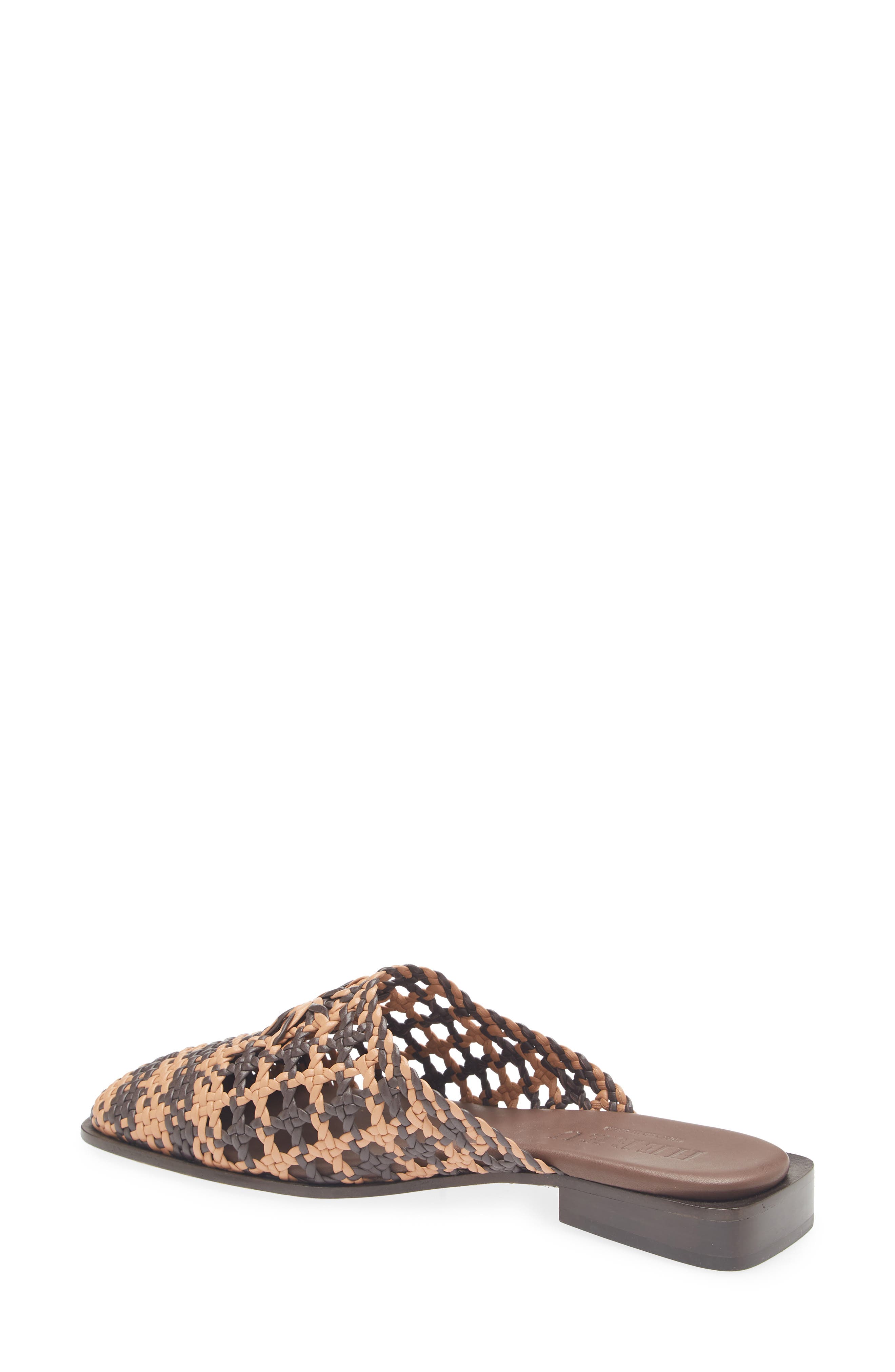 HEREU Vilara Mule, Alternate, color, Dark Brown/ Light Caramel