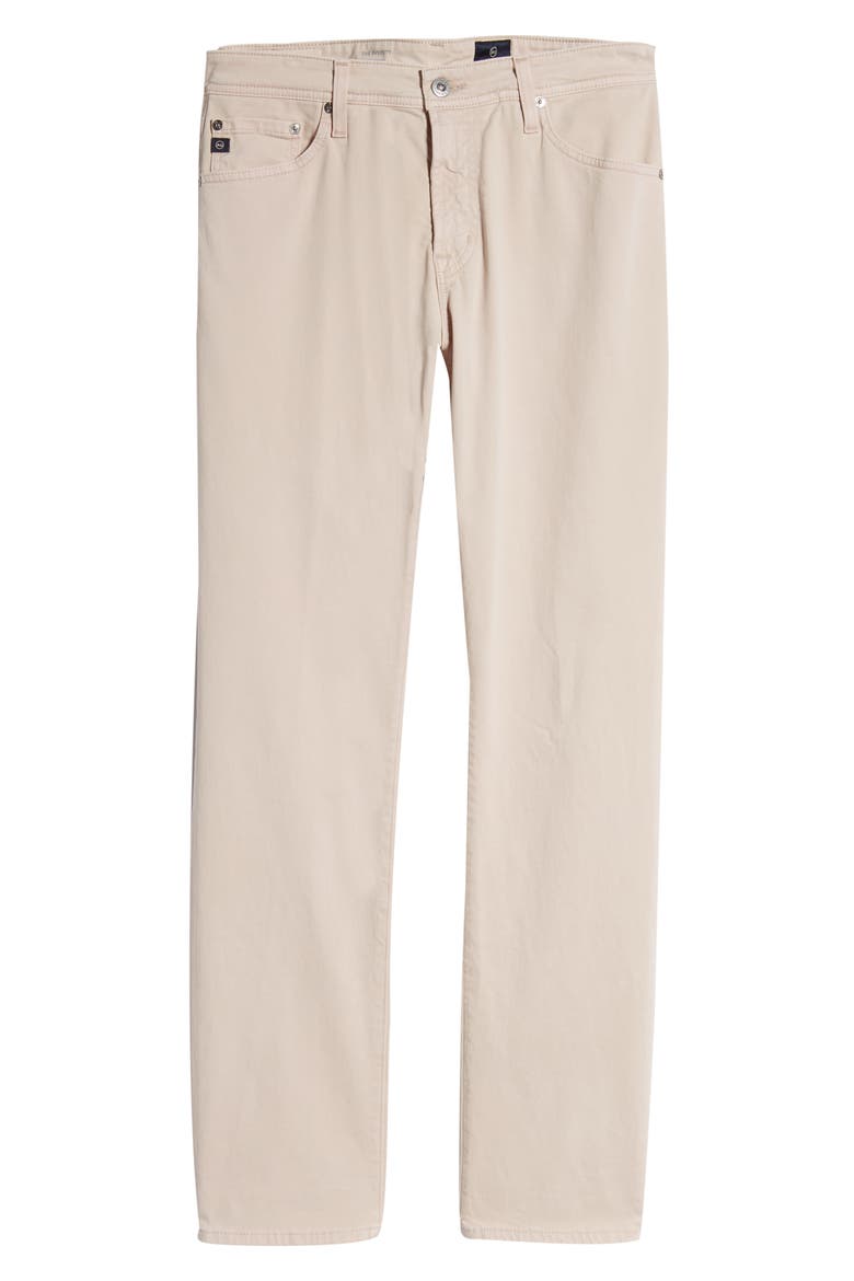 Everett Stretch Sateen Slim Straight Pants, Alternate, color, SULFUR PEAKED PINK