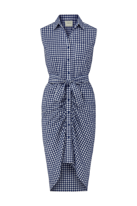 The Sleeveless Wrap Front Dress