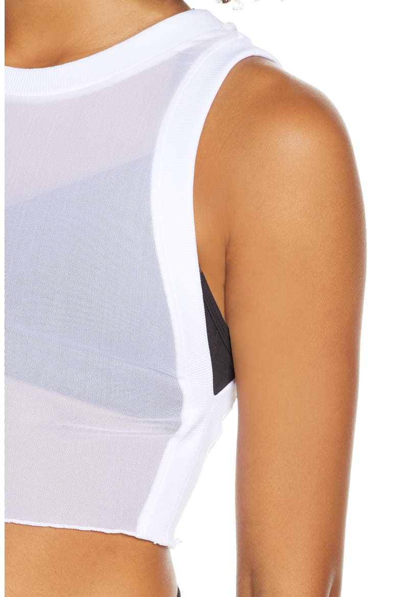 Vision Mesh Tank, Alternate, color, WHITE