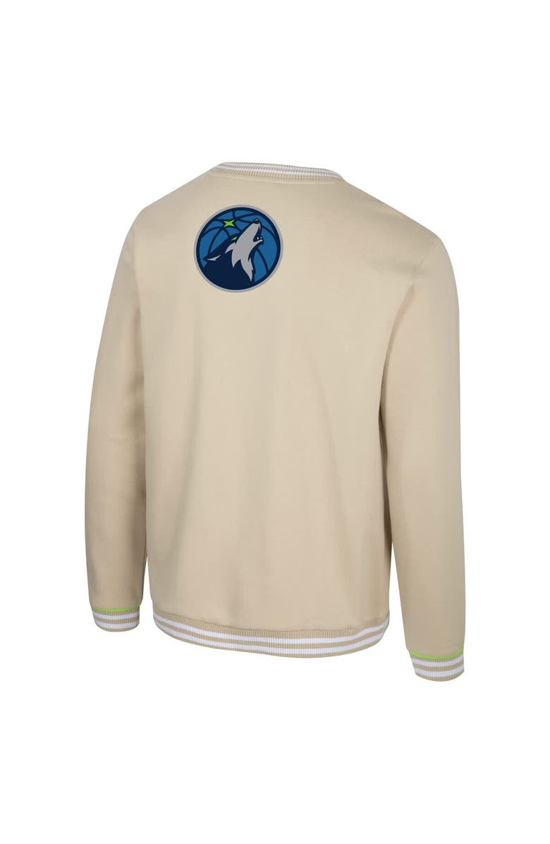 Stadium Essentials Unisex Stadium Essentials Natural Minnesota Timberwolves Halftime Pullover Sweatshirt, Alternate, color, Natural