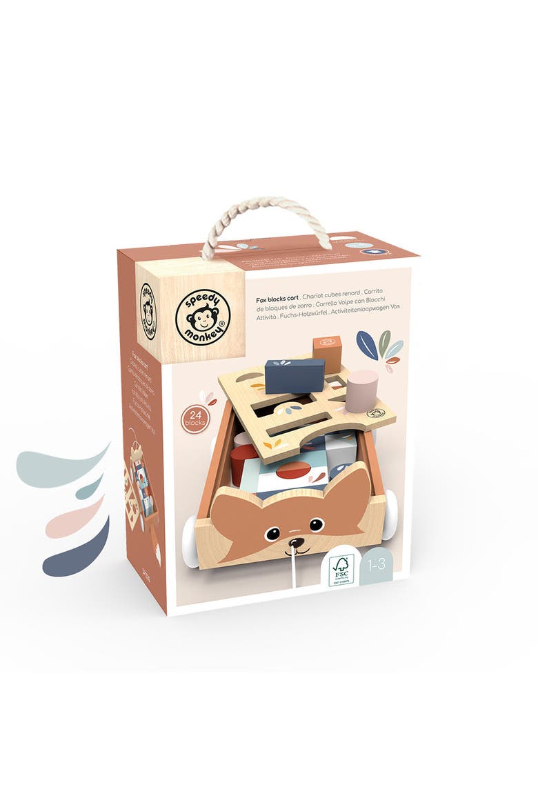 Fox Blocks Cart, Alternate, color, Multi