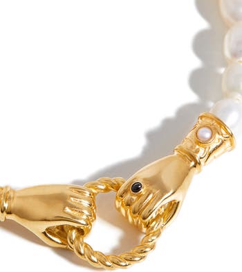 MISSOMA HARRIS REED IN GOOD HANDS パール ブレスレット Missoma x Harris Reed In Good Hands Pearl Bracelet | Nordstrom