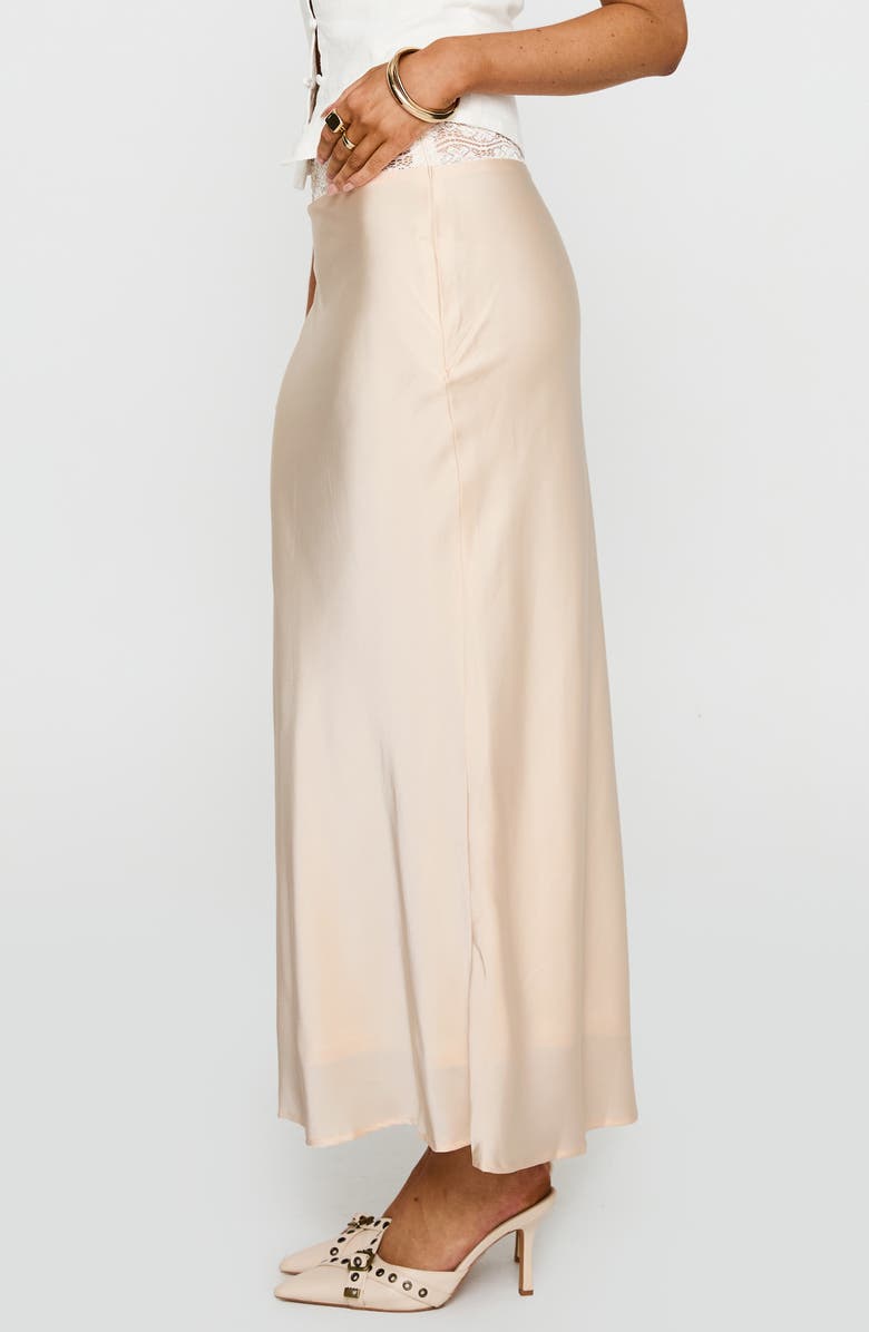 Princess Polly The Charmaine Satin Maxi Skirt, Alternate, color, 