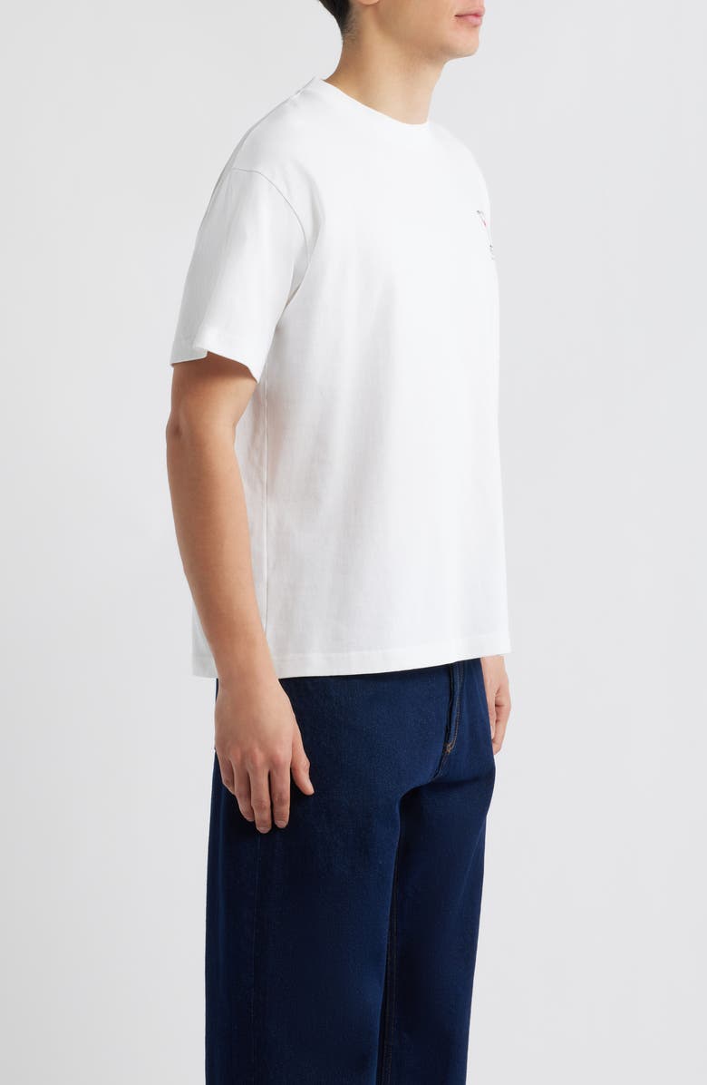 Percival Rossi Martini Oversize Graphic T-Shirt, Alternate, color, White