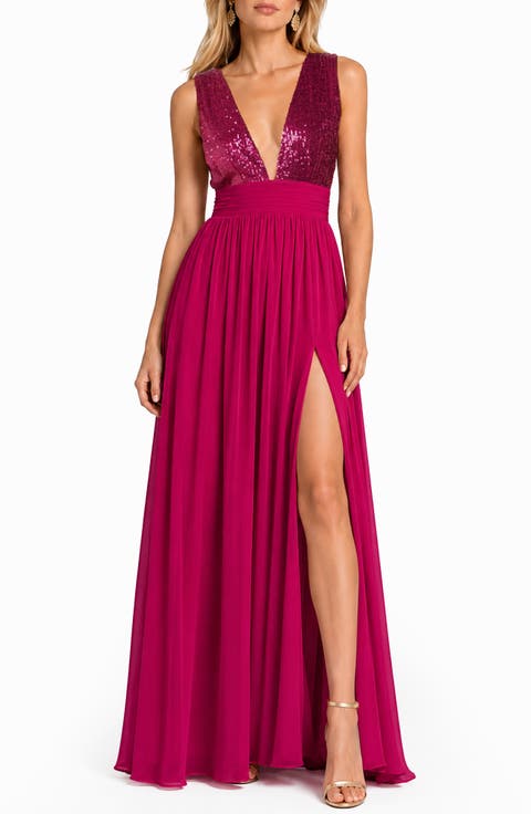 Women's Pink Bridesmaid Dresses