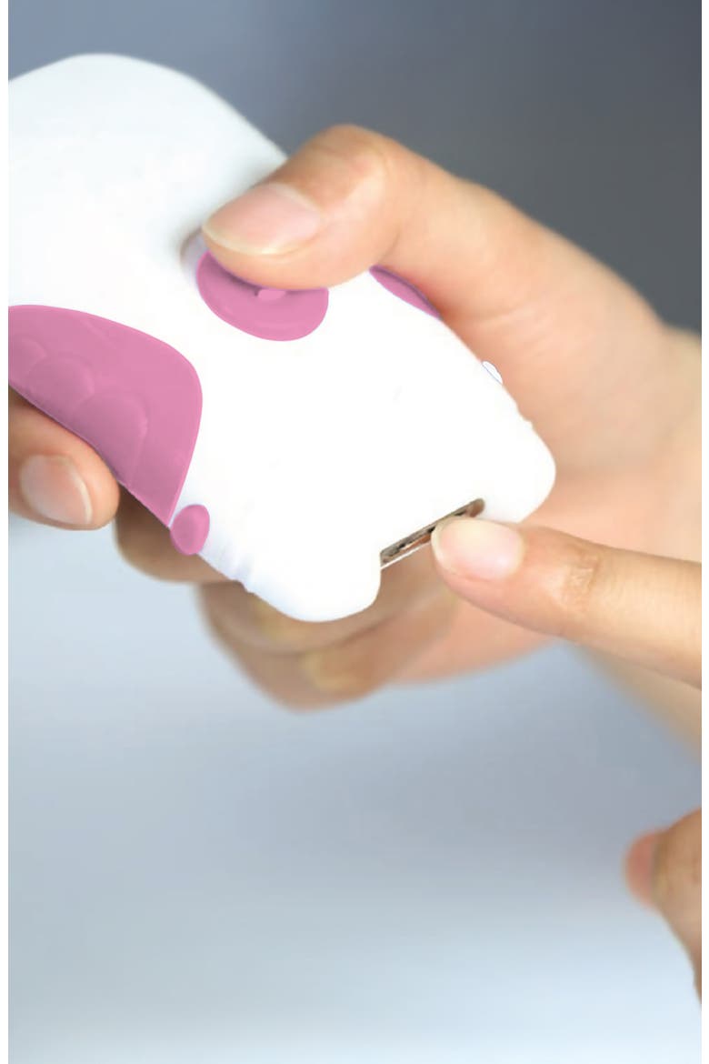 Portable Electric Nail Trimmer & Filer, Alternate, color, PINK