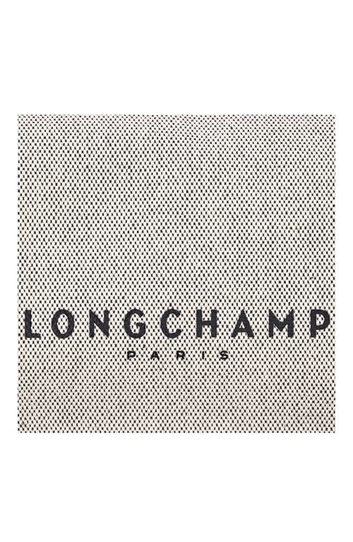 Longchamp Essential Toile East/west Crossbody Bag In Ecru