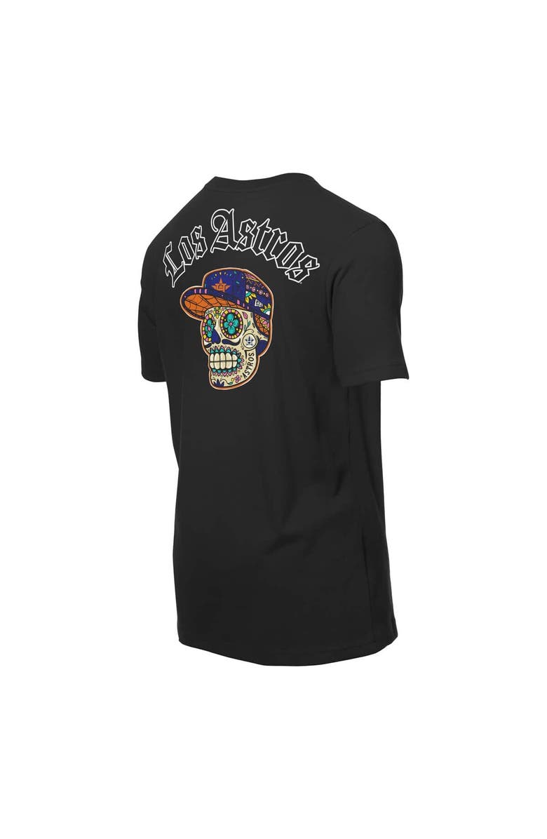New Era Men's New Era Black Houston Astros Sugar Skulls T-Shirt, Alternate, color, 