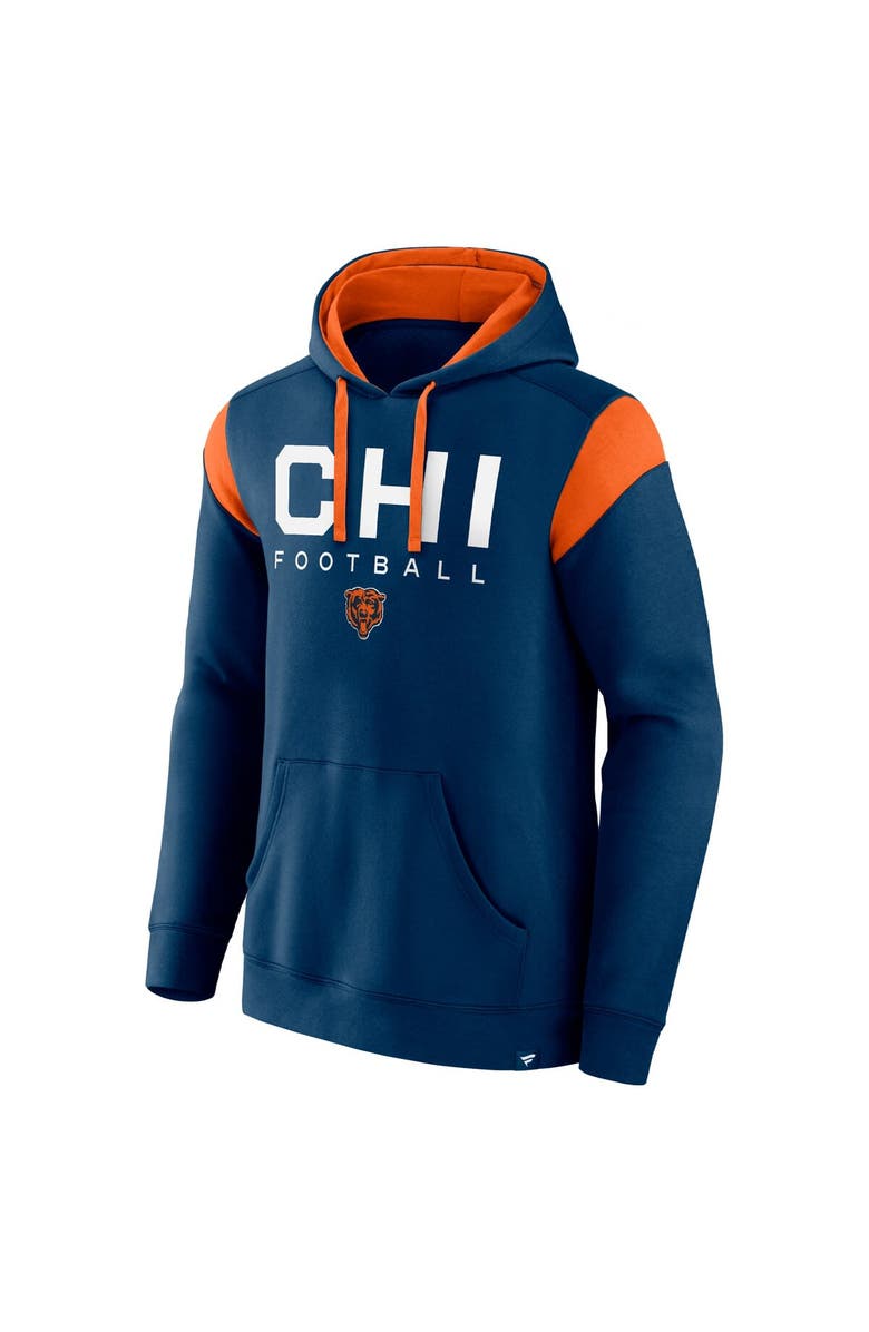 FANATICS Men's Fanatics Branded Navy Chicago Bears Call The Shot Pullover Hoodie, Alternate, color, 