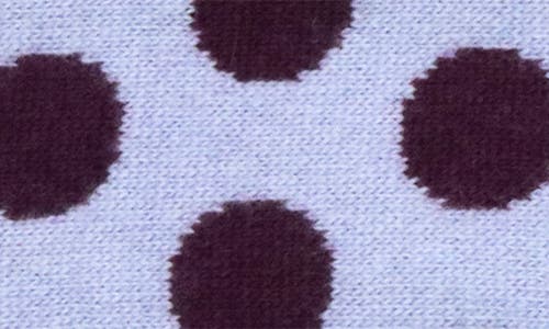 Portolano Polka Dot Headband In Blue