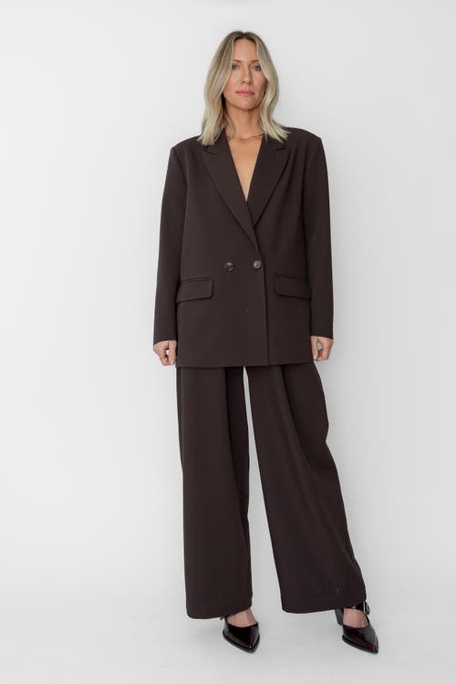 West Of Laurence Blazer in Chocolate  product