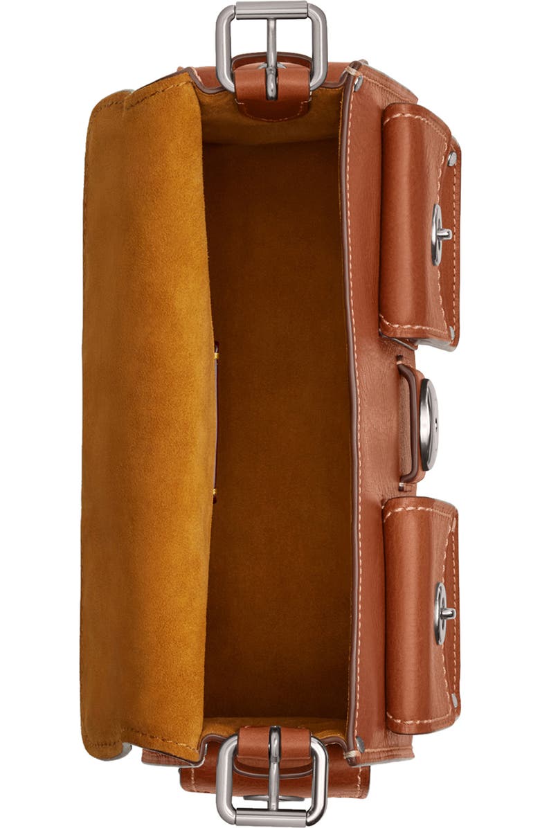 COACH Western Tabby Soft Cargo Leather Shoulder Bag, Alternate, color, Lh/Burnished Amber