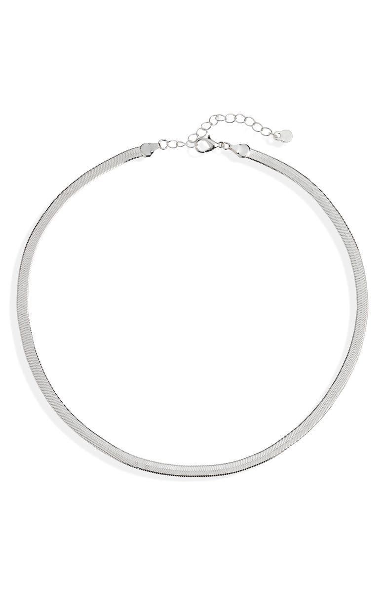 BP. Dipped Herringbone Chain Necklace, Main, color, 