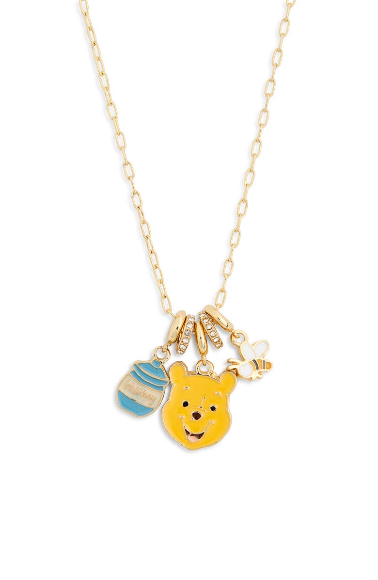 BaubleBar x Disney<sup>®</sup> Winnie the Pooh Spring Charm Necklace, Alternate, color,