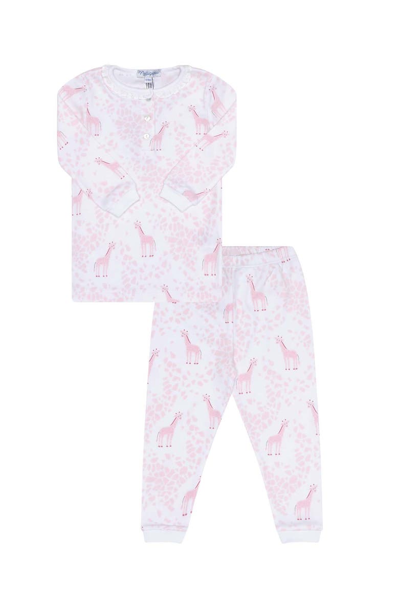 Pink Giraffe Print Pajama - Toddler & Little Kid, Alternate, color, Pink