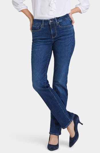 NYDJ MARILYN STRAIGHT - Pantalones - schwarz/negro NYDJ MARILYN STRAIGHT - Pantalones - schwarz/negro