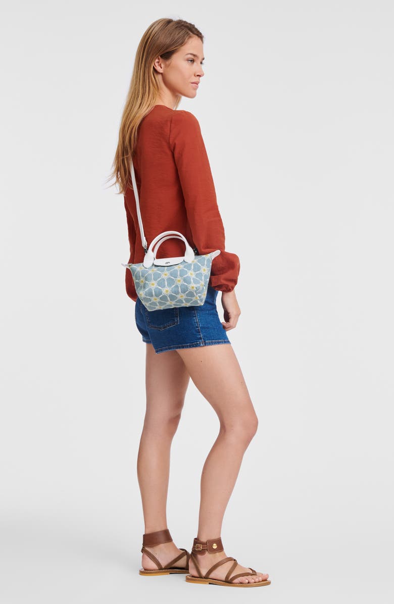 Longchamp Extra Small Le Pliage Daisy Crossbody Bag, Alternate, color,