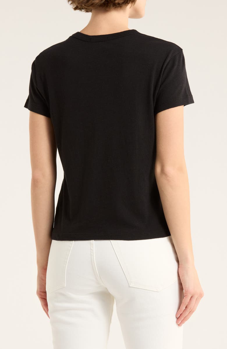 BUCK MASON Crewneck Slubbed T-Shirt, Alternate, color, Black