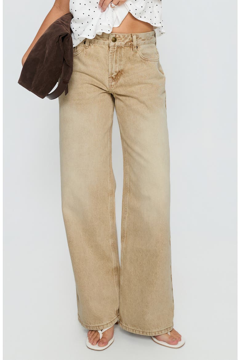 Serenitia Relaxed Jeans, Alternate, color, SANDY BROWN WASH