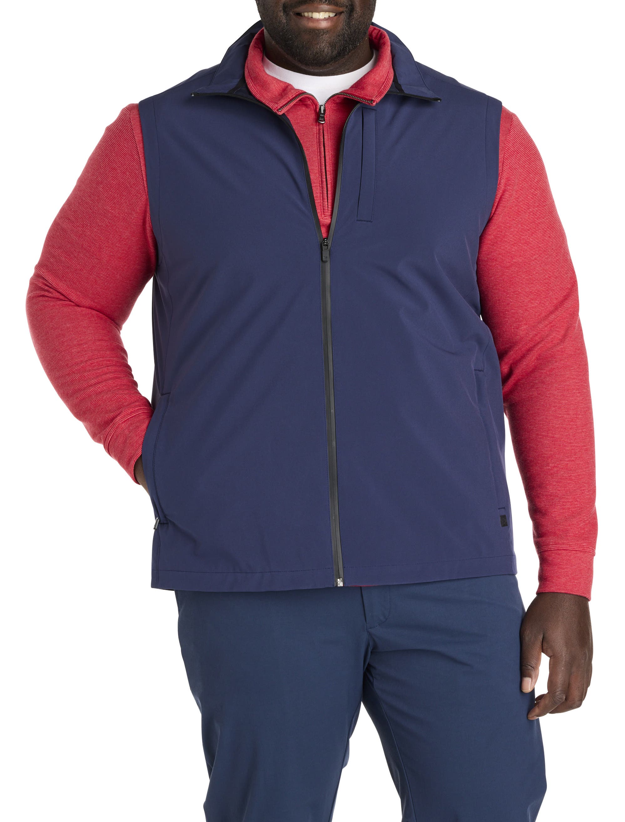vineyard vines Big & Tall Mariner Soft Shell Performance Vest (Men ...