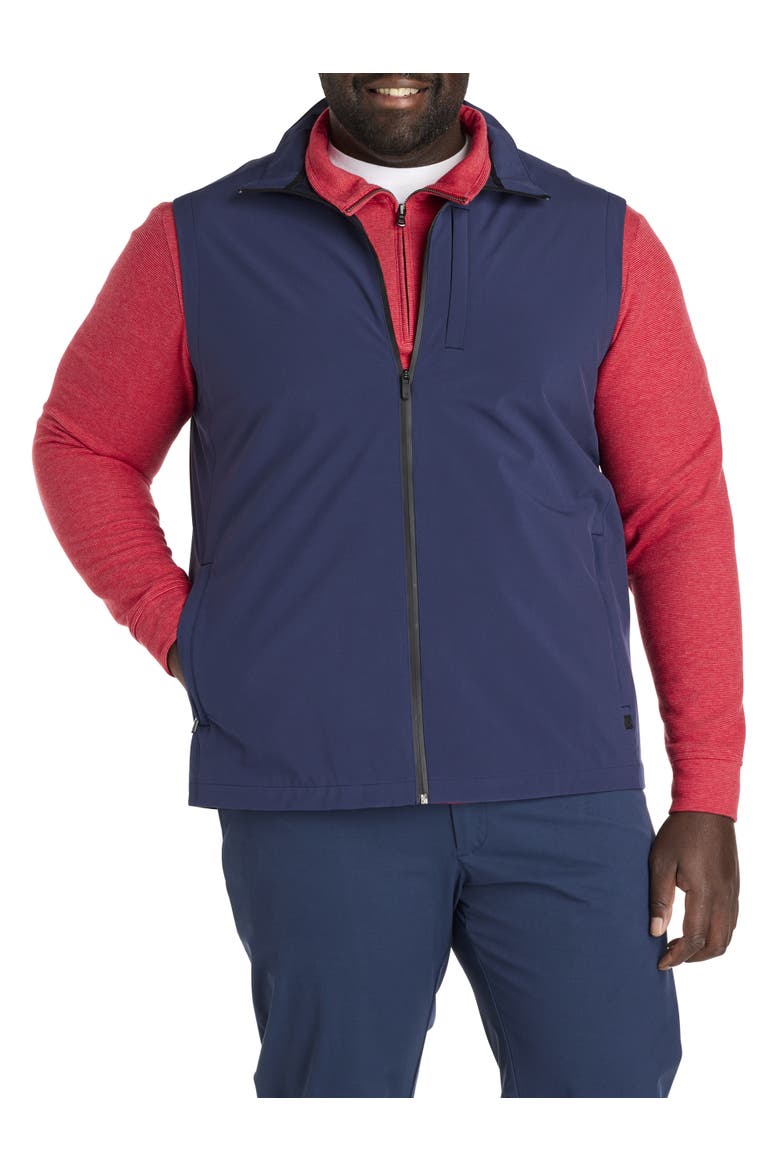 Big & Tall Mariner Soft Shell Performance Vest, Alternate, color, NAVY