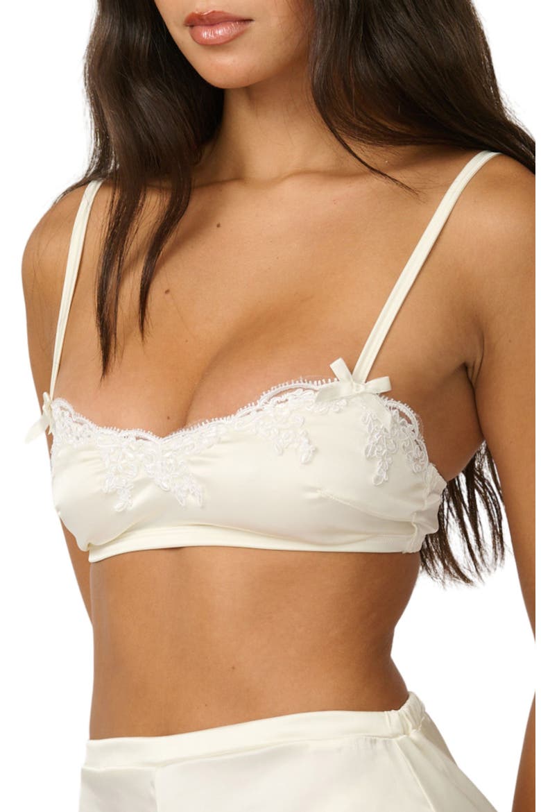 Jean Embroidered Bralette, Alternate, color, ANTIQUE