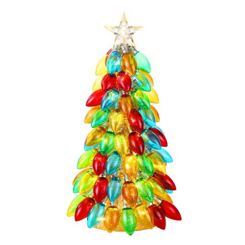 18 in. Retro C9 Bulb Tree