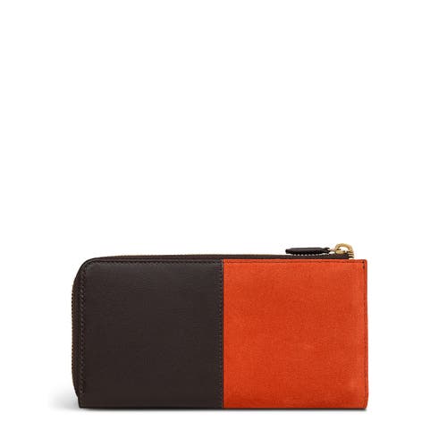 Radley Chilworth Street Large Zip Around Wallet In Orange