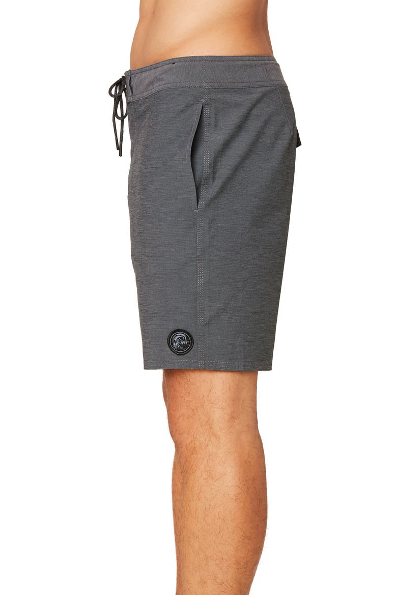 Staple Cruzer Board Shorts, Alternate, color, BLACK