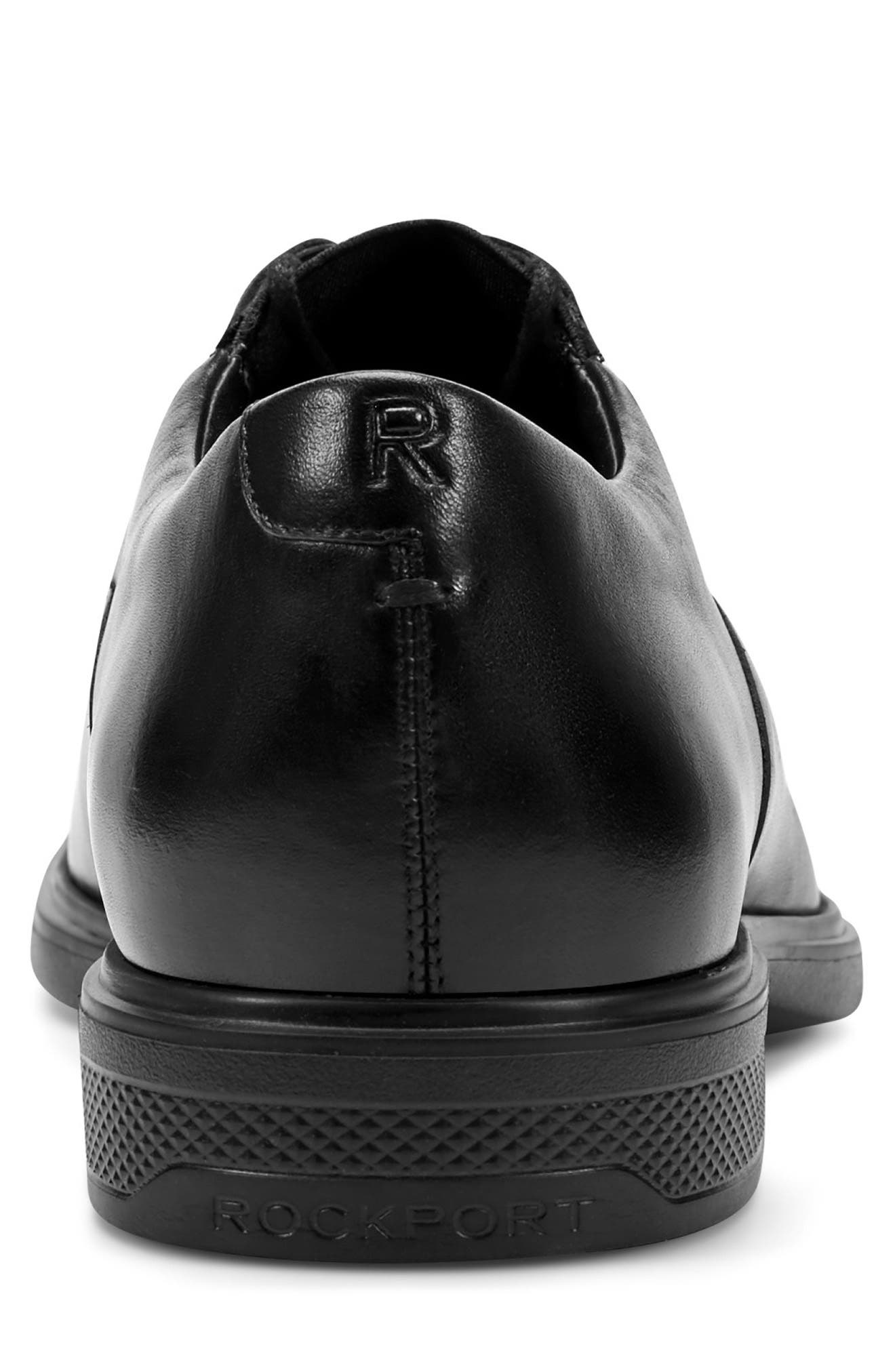 Rockport Keefe Cap Toe Oxford, Alternate, color, Black Leather