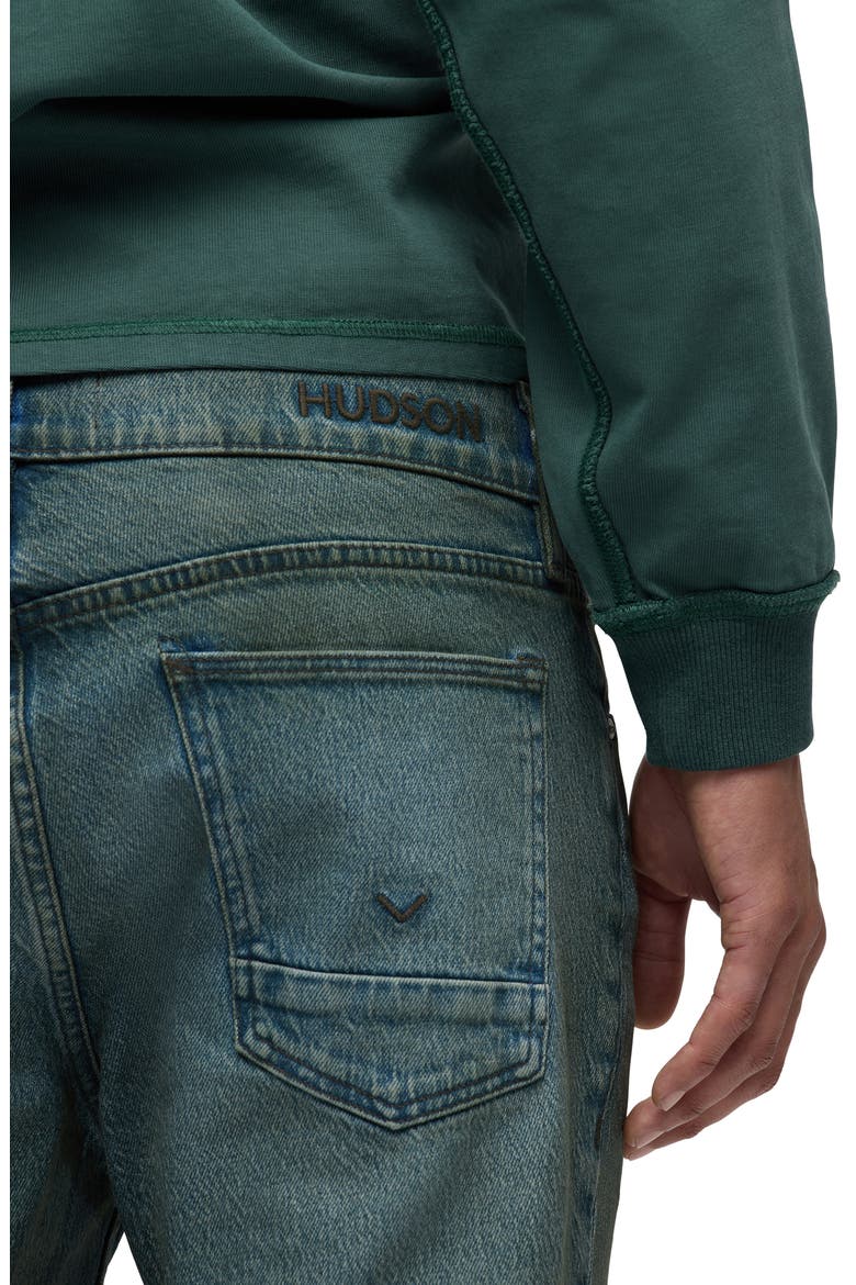 Walker Coated Kick Flare Jeans, Alternate, color, COATED PINE