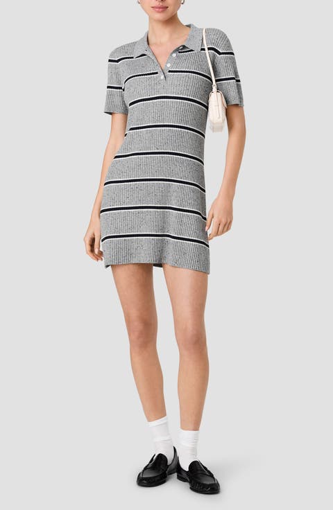 Mason Varsity Stripe Knit Minidress