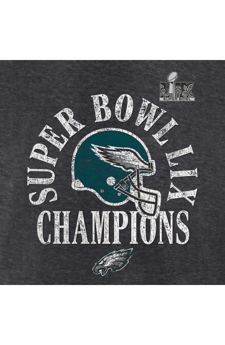FANATICS Men's Fanatics Heather Charcoal Philadelphia Eagles Super Bowl LIX Champions Ring Season T-Shirt, Alternate, color, 