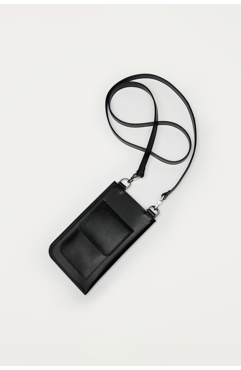 Want Les Essentiels Arch Smooth Leather Phone Bag, Alternate, color, 