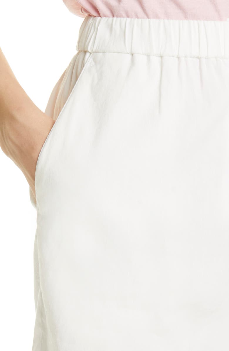 rag & bone Maye Linen Blend Shorts, Alternate, color,